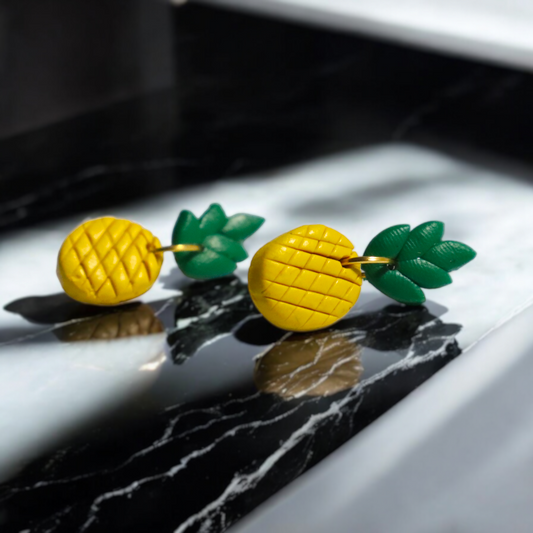 Mini Pine Apple - Earring Studs