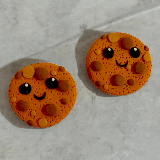 Pair of Smiley Cookies - Fridge Magnets