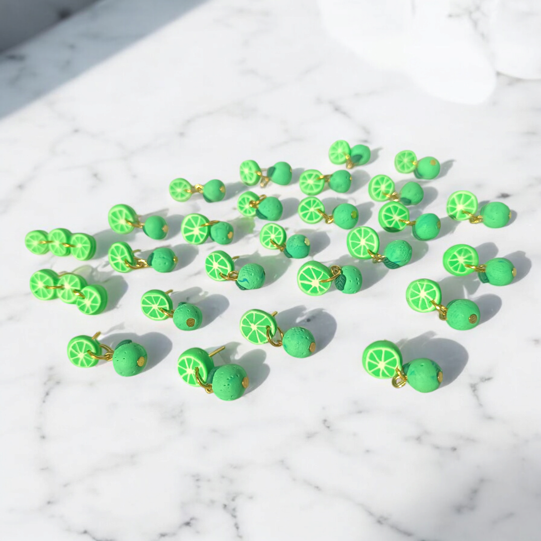 Lime Zest - Earring Studs