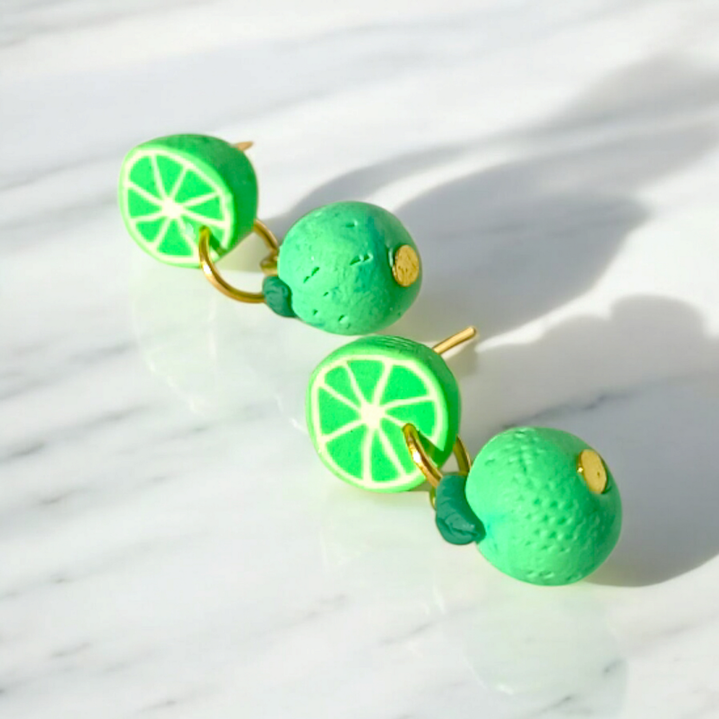 Lime Zest - Earring Studs