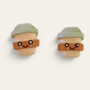Pair of Coffee Cups - Fridge Magnets