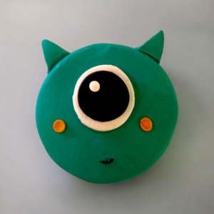 Green Monster - Fridge Magnet